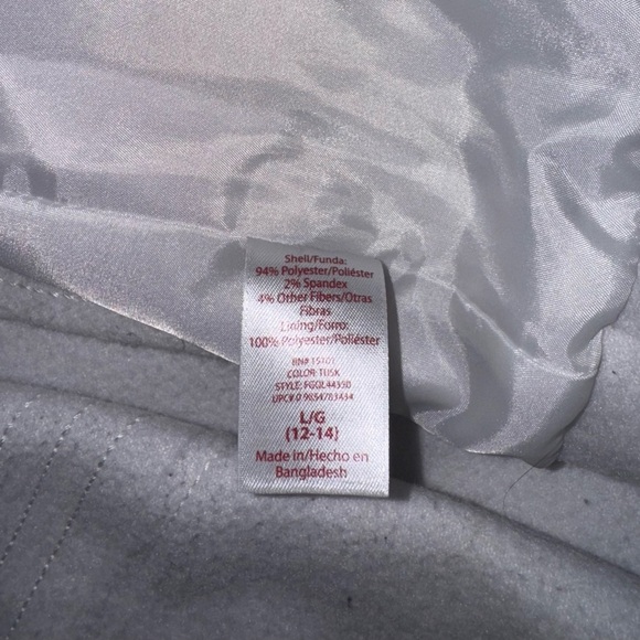 Faded Glory Womens White Peacoat Jacket; Size Large 12-14 - Picture 3 of 4